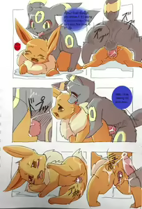 Page 4 of Umbreon and Eevee - preview thumbnail