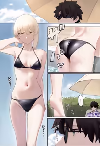 Page 2 of Alter to Natsuyasumi | Férias de Verão com Artoria Alter - preview thumbnail