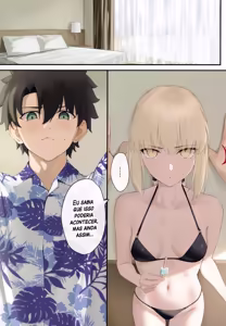 Page 4 of Alter to Natsuyasumi | Férias de Verão com Artoria Alter - preview thumbnail