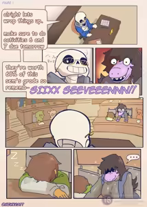 Page 4 of Totally Responsible Dorkmates - Deltarune Parody - preview thumbnail