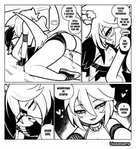 Page 15 of Mio x Iris Doujinshi ENGLISH (Monstergirl x Monstergirl-futanari) by Onigiriarts-Monstralgam - preview thumbnail
