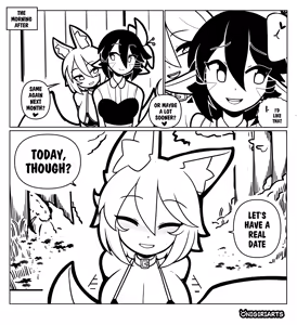 Page 18 of Mio x Iris Doujinshi ENGLISH (Monstergirl x Monstergirl-futanari) by Onigiriarts-Monstralgam - preview thumbnail