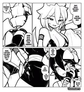 Page 6 of Mio x Iris Doujinshi ENGLISH (Monstergirl x Monstergirl-futanari) by Onigiriarts-Monstralgam - preview thumbnail