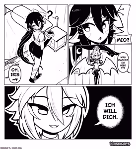 Page 3 of Mio x Iris Doujinshi DEUTSCH (Monstergirl x Monstergirl-Futanari) by Onigiriarts-Monstralgam - preview thumbnail