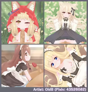 Lolis Hentai Animated GIFs by OldB - hentai manga cover image