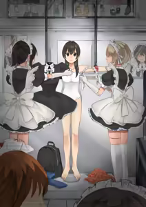 【女仆机器人化漫画】参观工厂 - hentai manga cover image