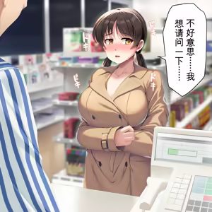 Page 3 of A girl exposing herself at a convenience store - preview thumbnail