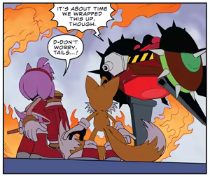 Page 32 of Sonic the Hedgehog IDW & Archie Amy Rose Uncensored Panels - preview thumbnail