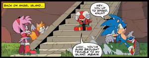 Page 37 of Sonic the Hedgehog IDW & Archie Amy Rose Uncensored Panels - preview thumbnail
