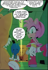 Page 41 of Sonic the Hedgehog IDW & Archie Amy Rose Uncensored Panels - preview thumbnail