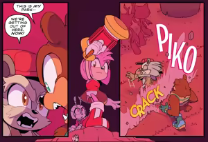 Page 50 of Sonic the Hedgehog IDW & Archie Amy Rose Uncensored Panels - preview thumbnail