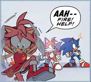 Page 51 of Sonic the Hedgehog IDW & Archie Amy Rose Uncensored Panels - preview thumbnail