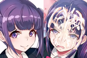 Page 10 of Iya na Kao Sarenagara Opantsu Misete Moraitai Facial cumshot on twin sisters - preview thumbnail