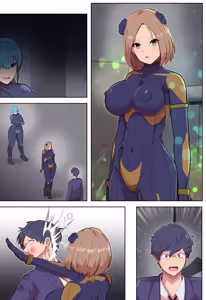 Page 43 of Akuochi Heroine no Futanari Chinpo ni Kanojo ga NTRte Sentouin Nisareru Hanashi - preview thumbnail