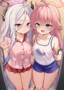 Hoshino & Hina Let's Take a Bath Together! - hentai manga cover image