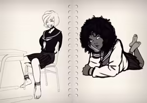 Page 43 of Cleo Sketchbook + Monthly Doodles - preview thumbnail