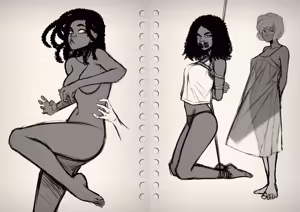 Page 45 of Cleo Sketchbook + Monthly Doodles - preview thumbnail