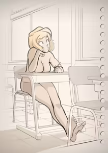 Page 8 of Cleo Sketchbook + Monthly Doodles - preview thumbnail