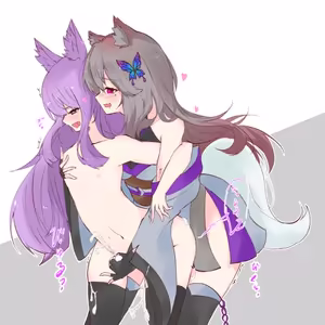 Page 195 of A collection of illustrations featuring modified VRChat avatars - preview thumbnail