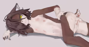 Page 252 of A collection of illustrations featuring modified VRChat avatars - preview thumbnail
