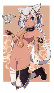 Page 9 of A collection of illustrations featuring modified VRChat avatars - preview thumbnail