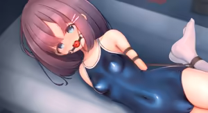 Page 165 of Swimsuit Girl Pleasure Torture Simulation ~Never-ending Orgasmic Hell in the Gym Storeroom~ - preview thumbnail