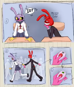 Page 2 of Jax X Thomas omorashi comic - preview thumbnail
