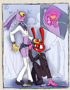 Page 7 of Jax X Thomas omorashi comic - preview thumbnail