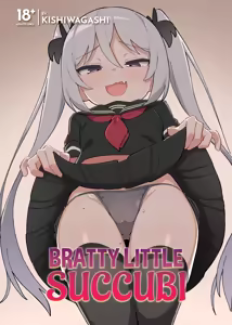 Mesugaki Succubus-tachi ni Shiboritorareru Hon | Bratty Little Succubi (decensored) - hentai manga cover image