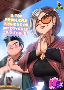 Il tuo problema richiede un intervento spirituale! - hentai manga cover image