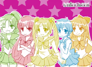 Page 102 of sailor moon art compilation - preview thumbnail