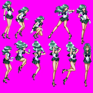 Page 127 of sailor moon art compilation - preview thumbnail