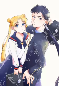 Page 143 of sailor moon art compilation - preview thumbnail