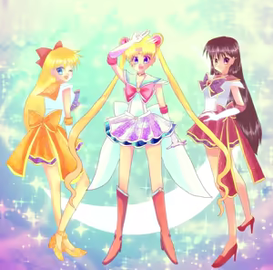 Page 29 of sailor moon art compilation - preview thumbnail