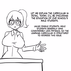 A school in a female-dominated society." - hentai manga cover image