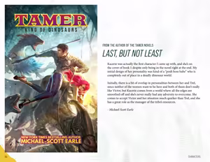 Page 52 of Tamer King of Dinosaurs Artbook - preview thumbnail