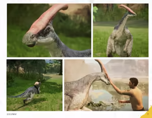 Page 67 of Tamer King of Dinosaurs Artbook - preview thumbnail