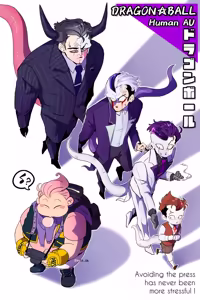Dragon Ball human AU - hentai manga cover image