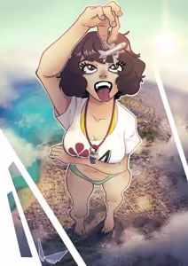Page 114 of Galaxy Trousers & Giantess Laboratory - preview thumbnail
