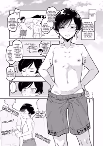 El Desafío del Traje de Baño Masculino - Partes 1-3 - hentai manga cover image
