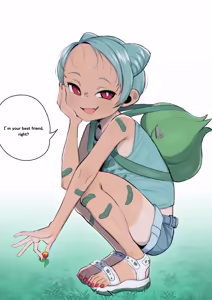 Page 4 of ぽこあフシギダネ擬人化N〇Rミニ漫画 - preview thumbnail