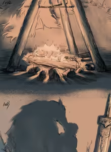 Page 320 of 狼与直剑 1451 - preview thumbnail