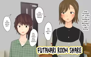 Futanari Room Share - hentai manga cover image