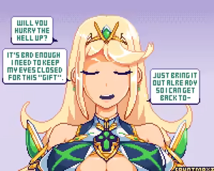 Page 574 of Xenoblade - Rex, Pyra, Mythra and Nia - preview thumbnail