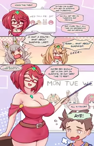 Page 592 of Xenoblade - Rex, Pyra, Mythra and Nia - preview thumbnail