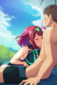 Page 895 of Xenoblade - Rex, Pyra, Mythra and Nia - preview thumbnail