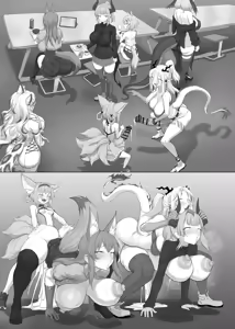 Page 124 of Blacktan - Futanari Suzuran Chapter 2 - preview thumbnail