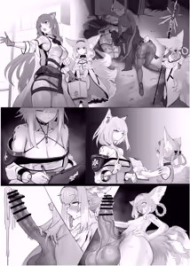 Page 14 of Blacktan - Futanari Suzuran Chapter 2 - preview thumbnail