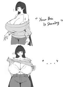 Page 13 of "Your bra strap is showing" compilation - preview thumbnail