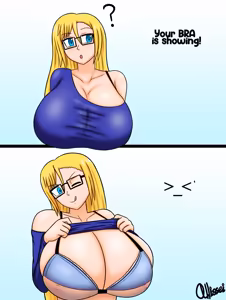Page 24 of "Your bra strap is showing" compilation - preview thumbnail
